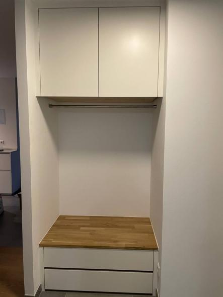 Garderobe Sitzbank Eiche