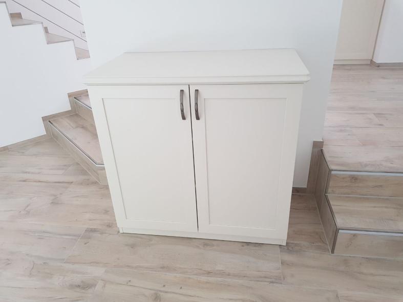 Sideboard Cremeweiss lackiert
